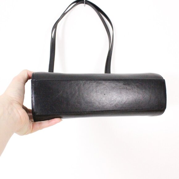 *Franco Visconti Black Leather Made in Italy Purse - Picture 4 of 7